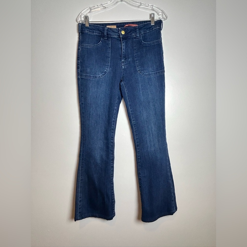 Pilcro Anthropologie bootcut flare jeans size 28 stretch Denim